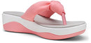 Jeossy Women's 58 Pink Flip Flops Sandals Slip on Summer Comfort Sandal Cotton Outdoor Shoes Size 8(DJY858 Pink 08)