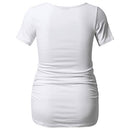 Maternity Shirts Mama Bear Funny Pregnancy Tshirt Novelty Gift Wild Animal Family Tee,White with Two Bear,L …