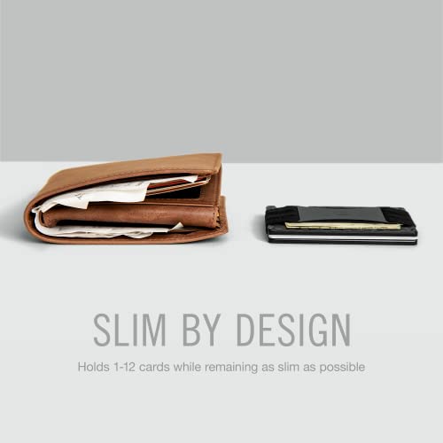 Minimalist Slim Wallet For Men - RFID Blocking Front Pocket Credit Card Holder