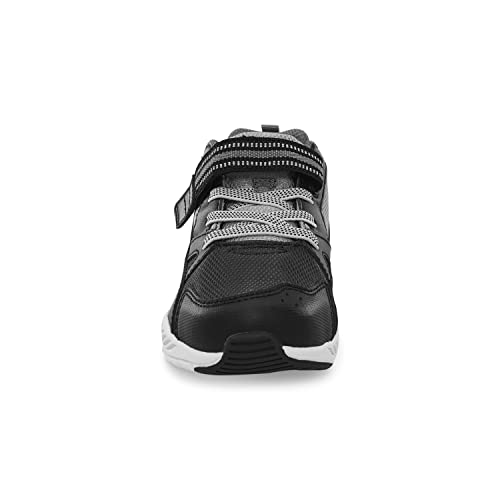 Stride Rite Boy's M2P Journey2 Adaptable Athletic Sneaker, Black, 10.5 X-Wide Little Kid