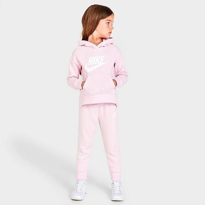 GIRLS' LITTLE KIDS' NIKE CLUB FLEECE HOODIE AND JOGGER PANTS SET