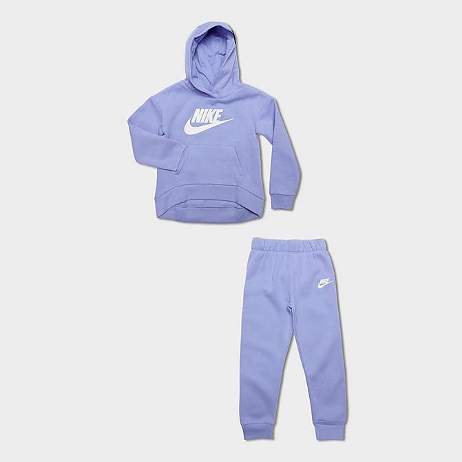 GIRLS' LITTLE KIDS' NIKE CLUB FLEECE HOODIE AND JOGGER PANTS SET