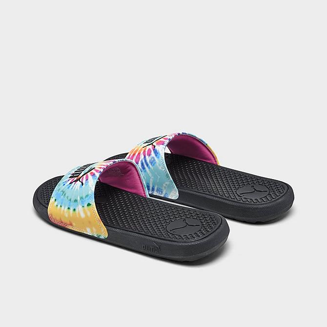 WOMEN'S PUMA COOL CAT TIE-DYE SLIDE SANDALS