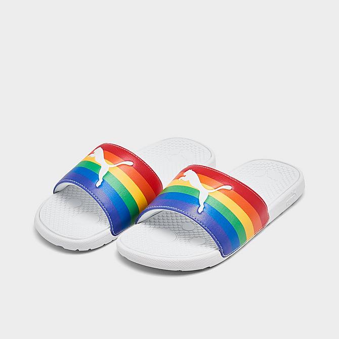 Puma Girls' Big Kids' Cool Cat Rainbow Slide Sandals