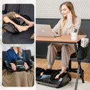 Shiatsu Foot Massager with Kneading and Heat Function - Black