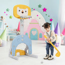 3-in-1 Adjustable Kids Basketball Hoop Sports Set