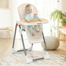 Folding Baby High Dining Chair with 6-Level Height Adjustment