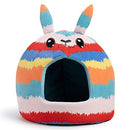 Best Friends by Sheri Novelty Pet Hut in Piñata Blue - 360 Degree Coverage for Comfort and Security, Washable, for Pets up to 15lbs.