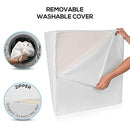 Leg Elevation Pillow - with Memory Foam Top, High-Density Leg Rest Elevating Foam