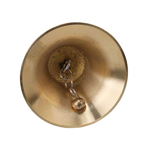 Super Loud Solid Brass Hand Call Bell