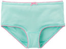 Girls' Underwear, Pack of 8, Pink/Mint Green, Floral, 6-7