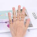 25 Pcs Knuckle Rings for Women Stackable Rings Set