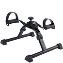Under Desk Bike Pedal Exerciser with Electronic Display for Legs and Arms Workout