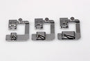 3 Sizes Rolled Hem Pressure Foot Sewing Machine Presser Foot Hemmer Foot Set