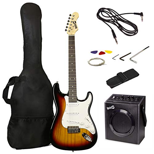 Electric Guitar Superkit with 10-watt Amp, Gig Bag, Picks & Online Lessons 6 String Pack