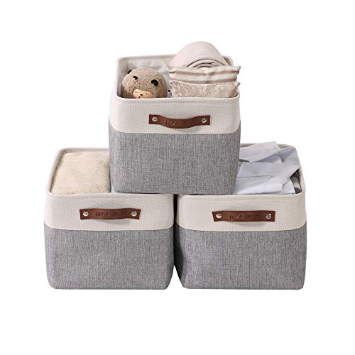 Storage Bins | Fabric Storage Basket for Shelves for Organizing Closet Shelf
