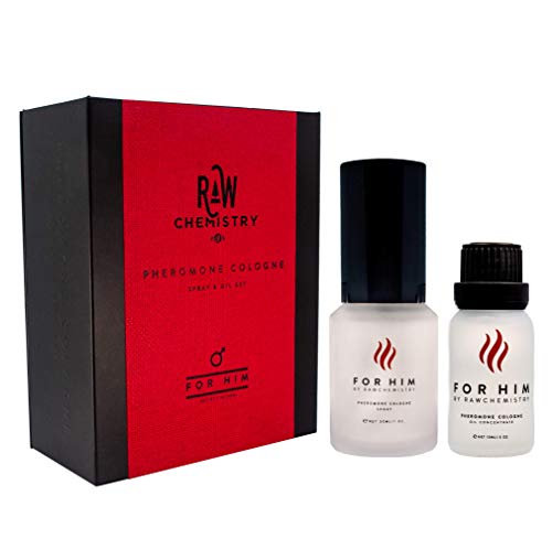 RawChemistry Pheromone Cologne Gift Set - Bold, Extra Strength Formula