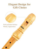 Soprano Beginners Recorder Baroque fingering C Key Maple Descant Recorder Instrument
