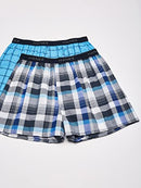Tartan Plaid Medium US Mens Tagless Boxer Brief with Exposed Waistband Multipacks
