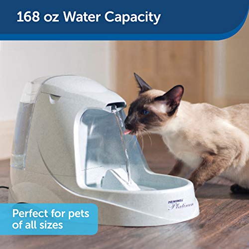 PetSafe Platinum Dog and Cat Water Fountain, Automatic Drinking Fountain for Pets