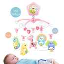 Baby Crib Mobile for Pack and Play, Crib Toys with Light and Music, Remote