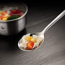 Spoons, 8 Pieces Stainless Steel Korean Spoons,8.5 Inch Soup Spoons,Korean Spoons