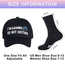 Funny Gamer Gifts,Socks Baseball Cap,Brithday Christmas Gifts Idea for Teens Boys Men