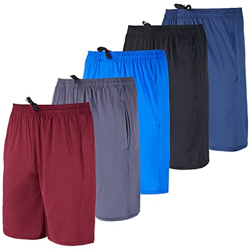 Mens Quick Dry Fit Dri-Fit Active Wear Athletic Shorts