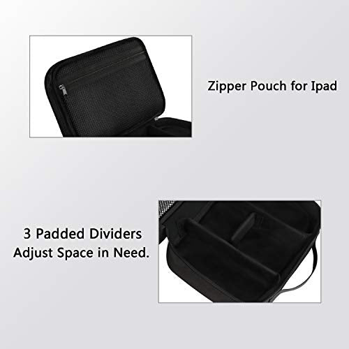Electronics Travel Organizer, Water Resistant Electronic Accessories Case with Handle