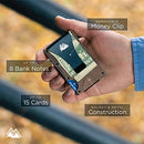 Slim Minimalist RFID Blocking Men Wallet - Men Wooden Credit Card Holder with Money Clip