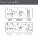 Tovolo Sports Ball Ice Molds, Football, Basketball, Baseball & Golf Sphere Ice Molds