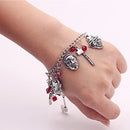 Halloween Scary Charm Bracelet Horror Ghost Jewelry Gift for Movie Fans