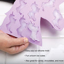 Unicorn Ice Cube Tray - Soft Purple BPA-Free Silicone Mold for Candy Making