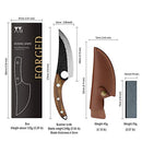 FULL TANG 6 Inch Stainless Steel Boning Knife Chef Fishing Knives Carry Leather