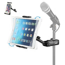 Mic Stand Tablet Holder, iPad Mount, Phone Holder for Microphone
