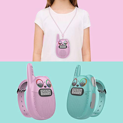 Rechargeable Kids Walkie Talkies, 22 Channel FRS Long Range