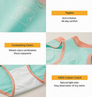 Big Girls' Underwear Teens Contrasting Color Cotton Briefs Panties 6 Pack