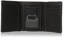 Timberland Men's Genuine Leather RFID Blocking Trifold Security Wallet, Black