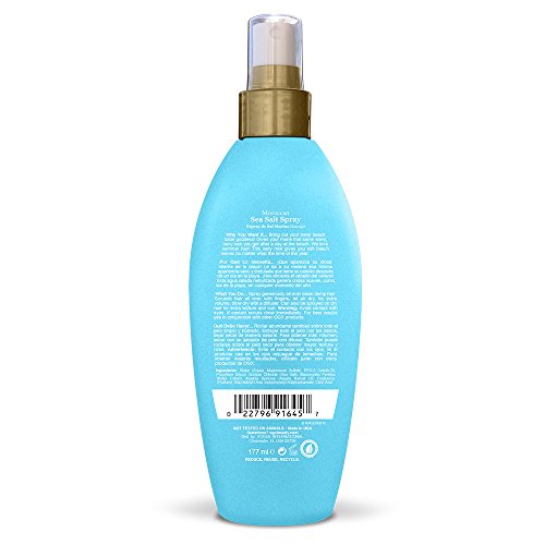 Argan Oil of Morocco Hair-Texturizing Sea Salt Spray, Curl-Defining Leave-In Hair Styling