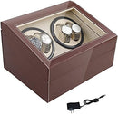 Automatic Watch Winder Display Box, 4+6 Leather Rotating Display Box