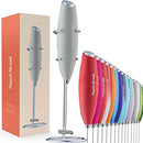 Powerful Handheld Milk Frother, Mini Milk Foamer, Battery Operated Stainless Steel Drink
