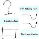 Tank Top Hangers Metal Folding Space Saving Hangers Closet Organizer for Tank Tops