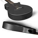 Carbon Fiber Acoustic Guitar 1/2 Size Beginner Adult Travel Acustica Guitarra w/Starter Bundle Kit