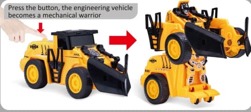 Engineering Vehicle Deformation Toys car Transforming Robot Truck Two Way Inertia