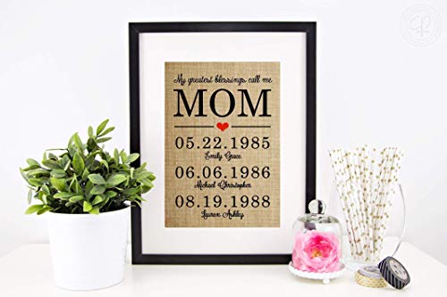 Personalized Christmas Gifts for Mom, Mother Daughter Gifts, Birthday, Anniversary