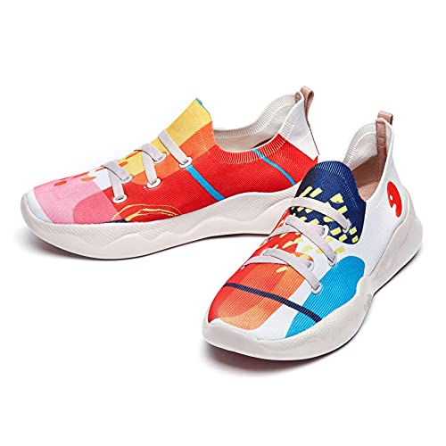 Women's Fashion Sneakers Lightweight Casual Slip Ons Comfortable Art Painted