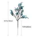 Babys Breath Fabric Cloth Artificial Flowers 6 Bundle European Fake Silk Plants