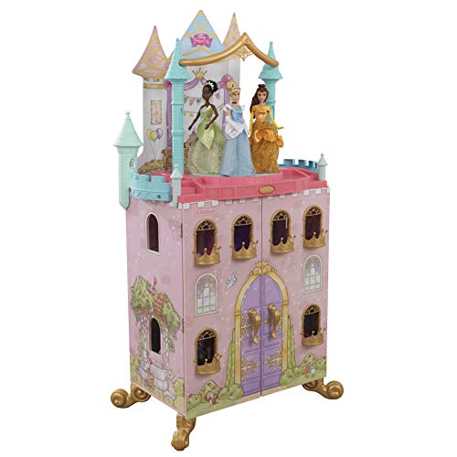 Disney Princess Dance & Dream Wooden Dollhouse, Over 4-Feet Tall with Sounds
