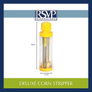 Yellow Deluxe Corn Stripper, 10.5" | Quickly Remove Kernels from the Cob