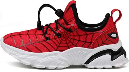 Red Spider Shoes for Big Boys Size 3 Comfortable Light Running Athletic Sports Gifts